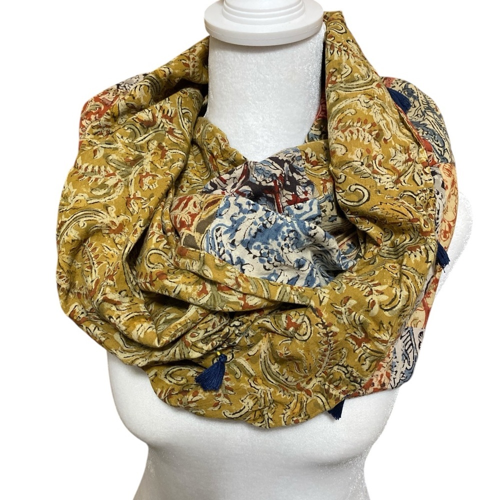 Multicolor Bohemian Patchwork Reversiable Infinit… - image 3